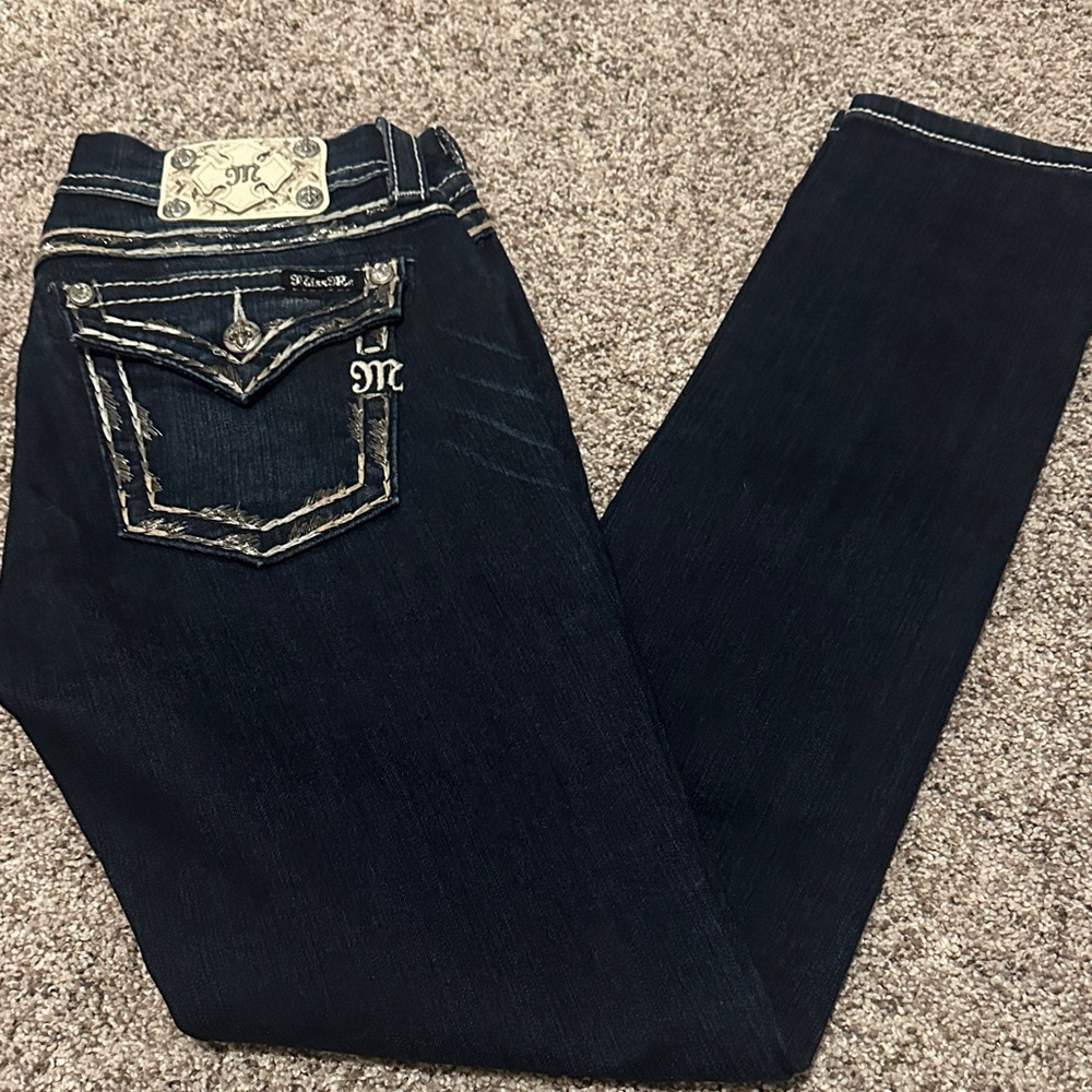 Miss Me Women's Deep Indigo Skinny Jeans